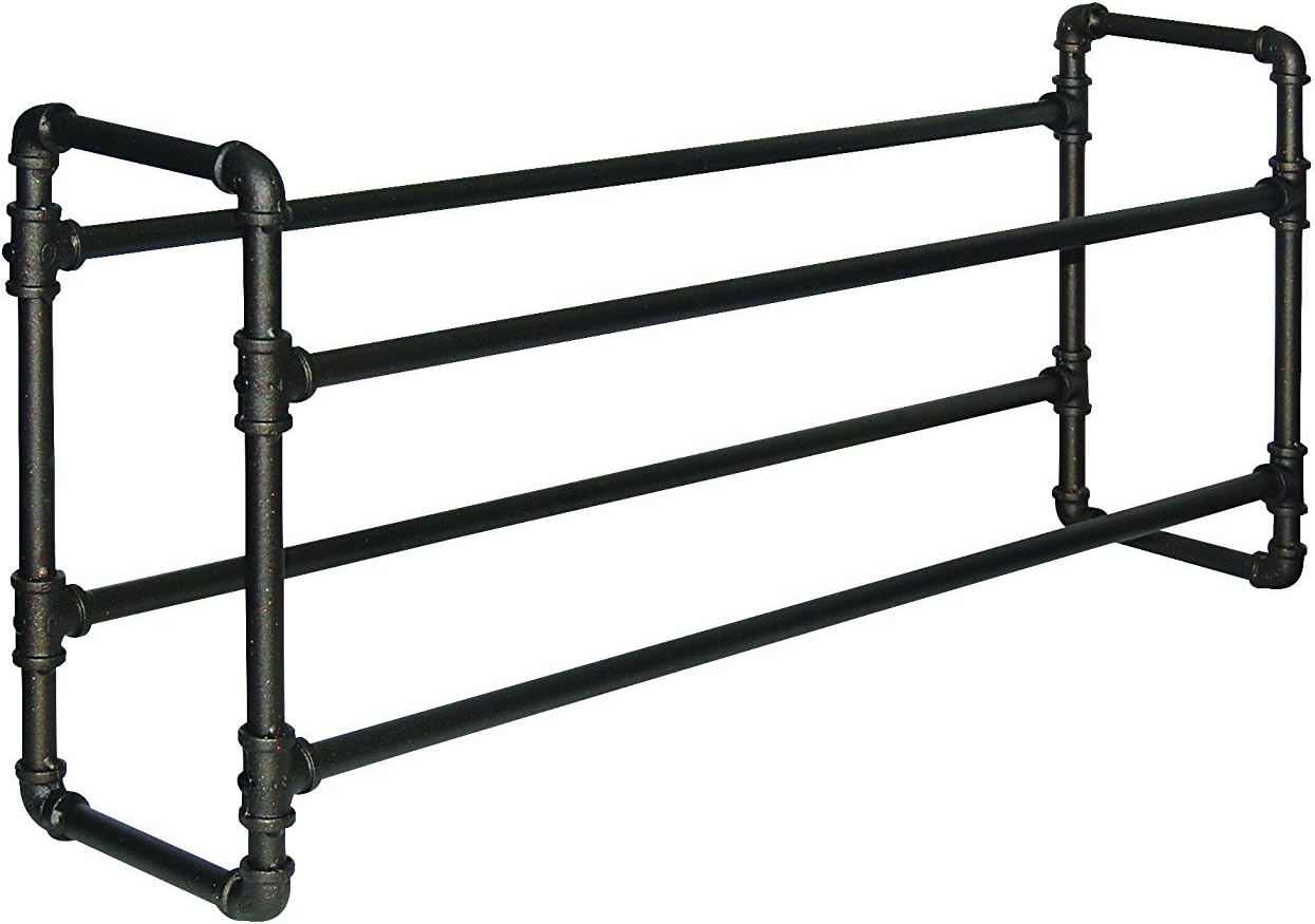 Modern Industrial Style 2 Tier Shoe Rack