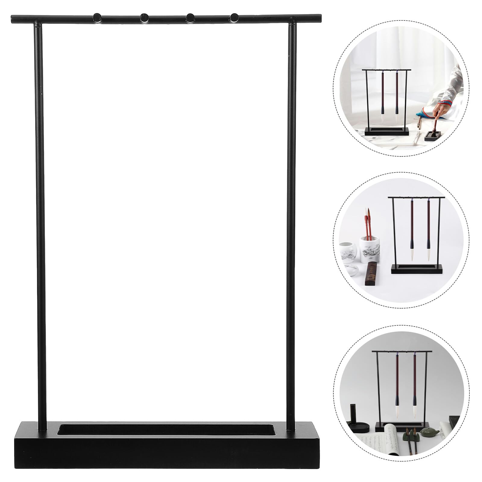 Kalligraphie Pinselhalter Aus Massivem Eisen Für Chinesische Pinseltrocknung Stabiler Stifthalter Hängender Pinselhalter Organizer Für Kalligraphiepinsel Und Schreibgeräte Traditio