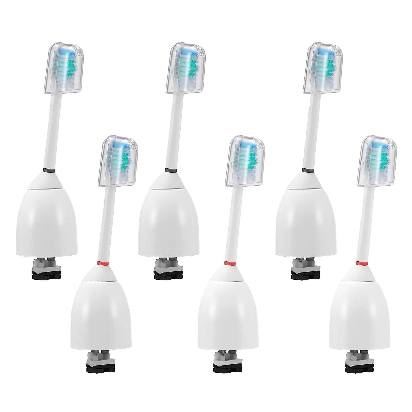 Cabezales de repuesto, compatible con Philips, e-Series HX | Cabezales de cepillo eléctrico para adultos, para recambio diario e-Series HX(6pcs)