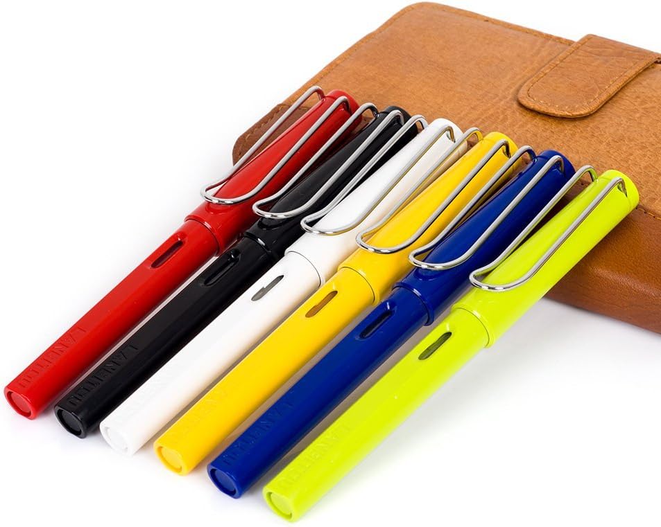 LANBITOU 757 Iridium Point EF Nib Fountain Pens 6 Colors Optional (Black)