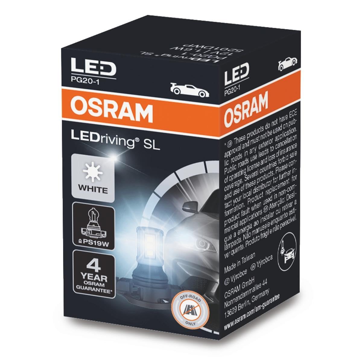 OSRAM LEDriving® SL, ≜ P27 / 7W, blanco 6000K, lámparas de señalización LED, solo uso todoterreno, no ECE, blister doble — view 21