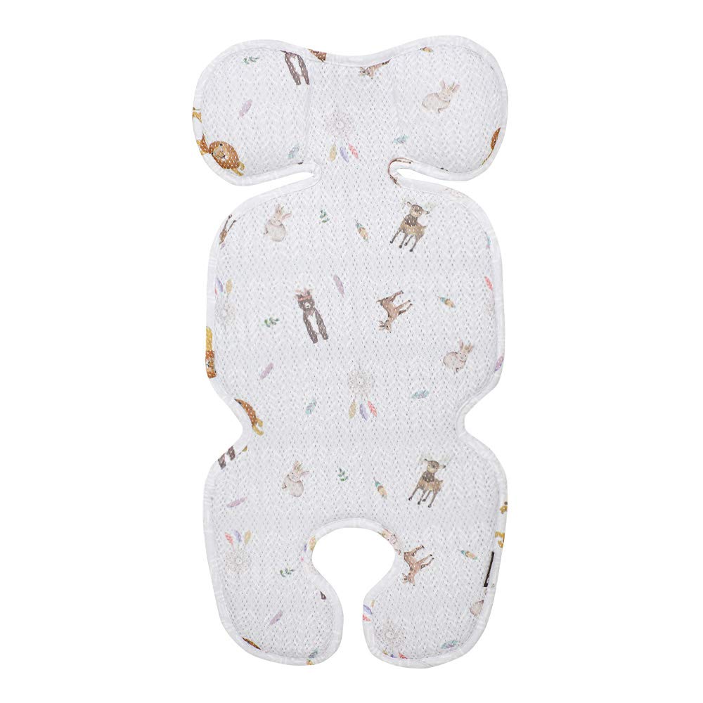 BabyMoor Baby Hygiene Air Cool Seat Premium Stroller Bouncer Car Seat Liner 3D Air Mesh Pad Cushion Savanna Savanna