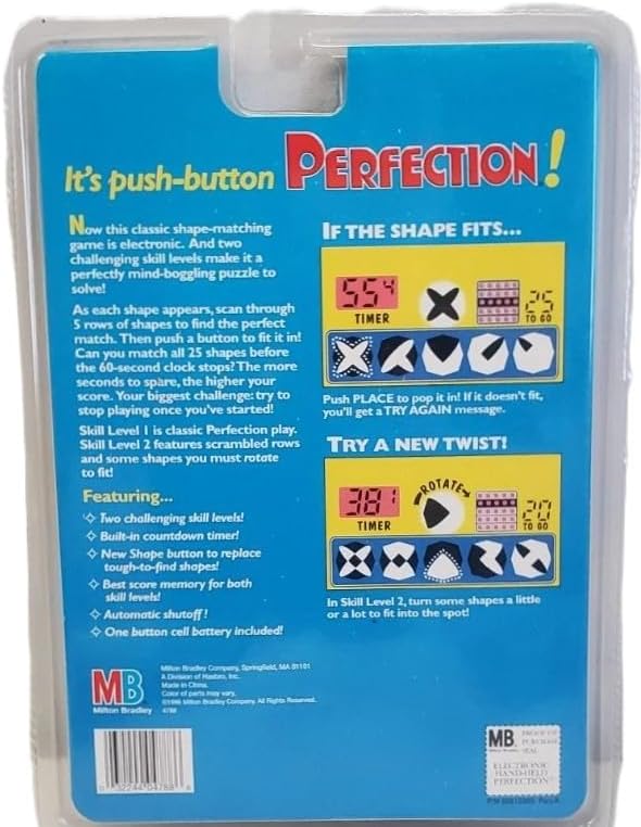Vintage Electronic Handheld Perfection Game