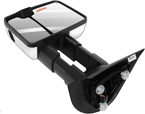 Miniatura 9 de SCITOO Espejos de remolque compatibles con Chevy Silverado 2008-2013 para GMC Sierra, todos los modelos, un par (lado izquierdo y derecho) con luz