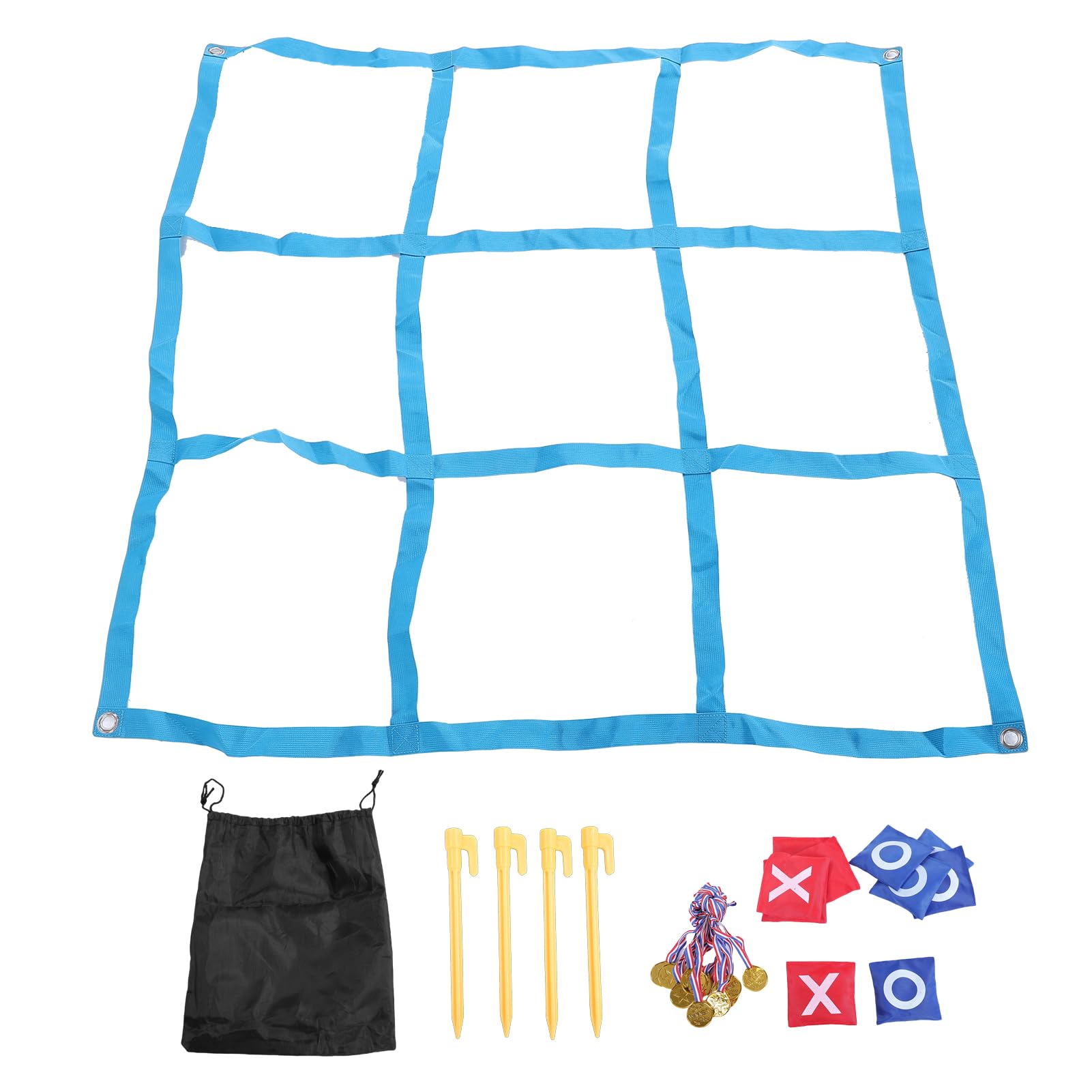 XO Outdoor Game Jeu de Lancer XO en Nylon Résistant avec Sac à Cordon Portable, Parfait pour Les Fêtes sur la Plage et Les Activités de Camping