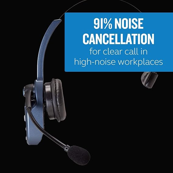 VXi BlueParrott B250-XTS (203100) Xtreme Noise Suppression Bluetooth Headset with Bonus Protective Carrying Case