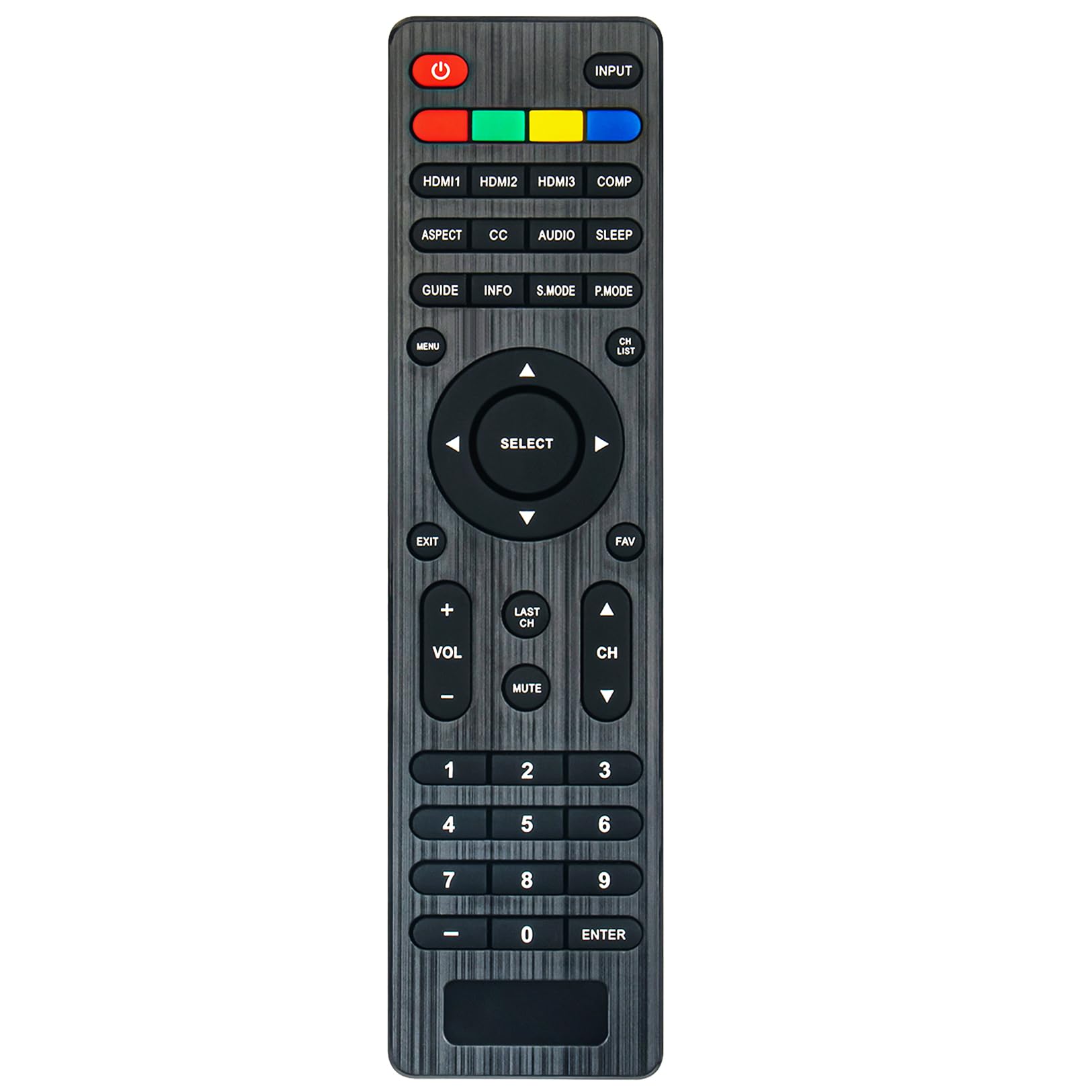 RM-C3310 Remplacement de la télécommande Compatible avec JVC LED LCD TV LT-32C360 LT-19HA82U LT-28HA82U LT-28FD100 LT-32FD300 LT-32HG82U LT-32HG82WU