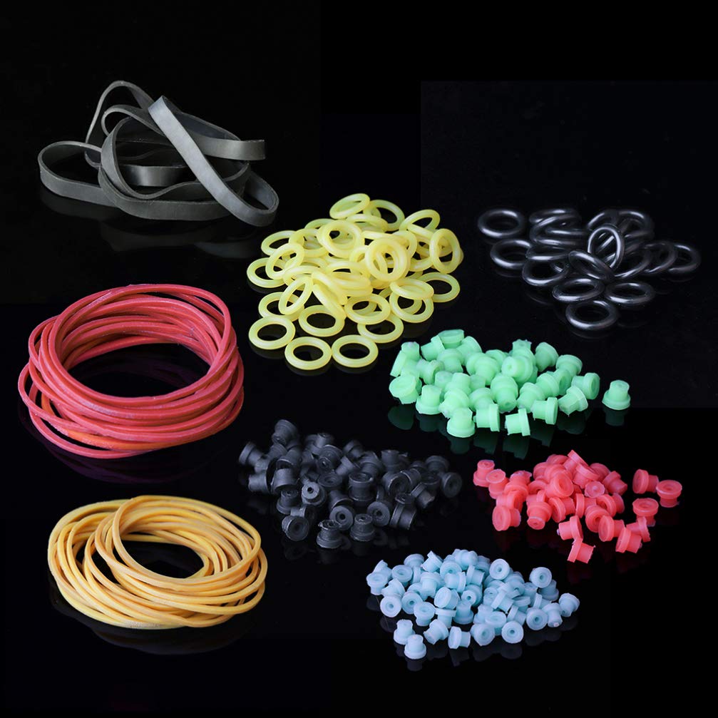 Supvox 270pcs Silicone Tattoo Machine Parts Rubber Tattoo O-rings Rubber Bands Tattoo Needles Grommets Supplies : Beauty & Personal Care