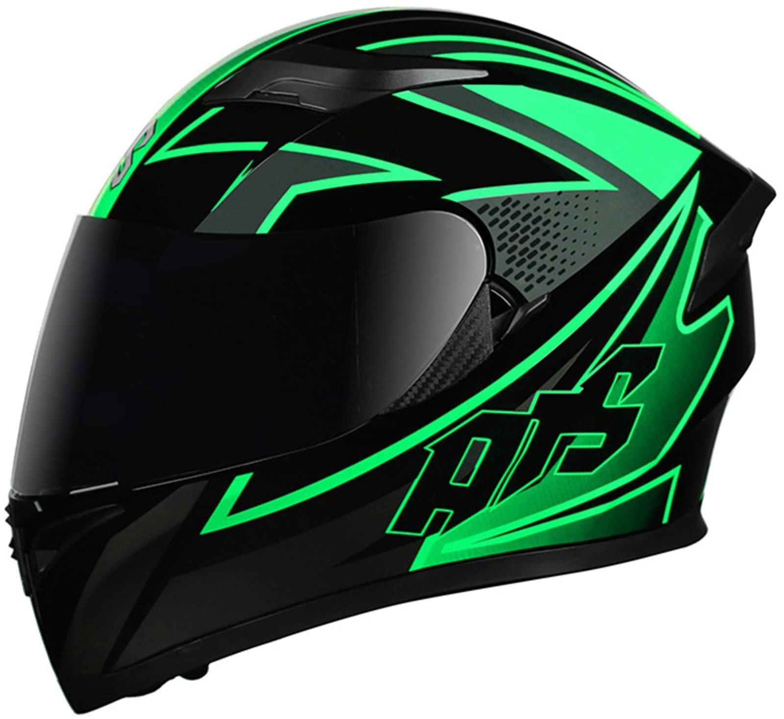 Vollgesichts-Motorradhelm Für Erwachsene Für Män Produktbild-Vorschau 2