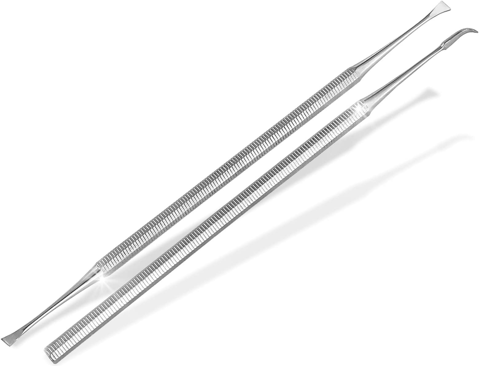 InstrumenteNrw Dog Tartar Remover Set Tooth Cleaner for Animals 2-Piece Stainless Steel Scaler and Wings from Specialist Retail with Tartar Scraper