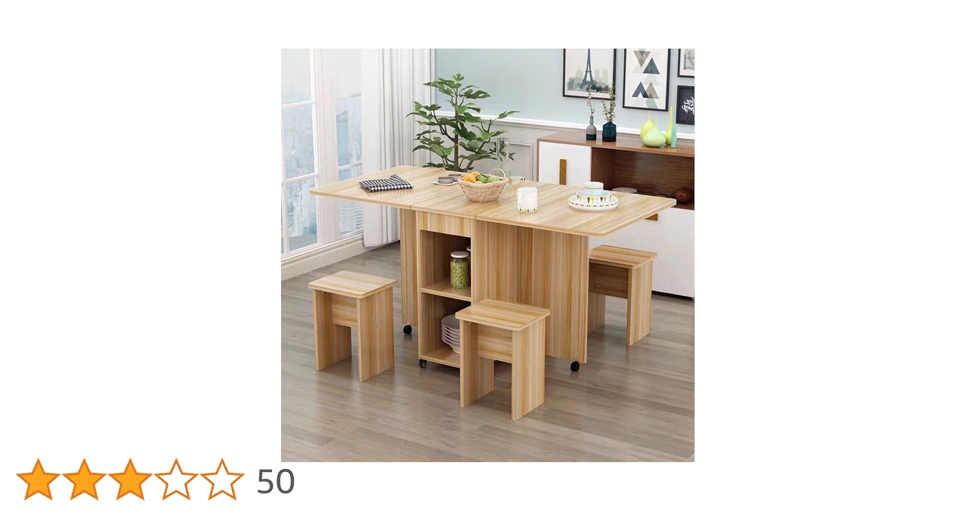 Amazon｜VEEZHA ダイニングテーブルセット ダイニングテーブル