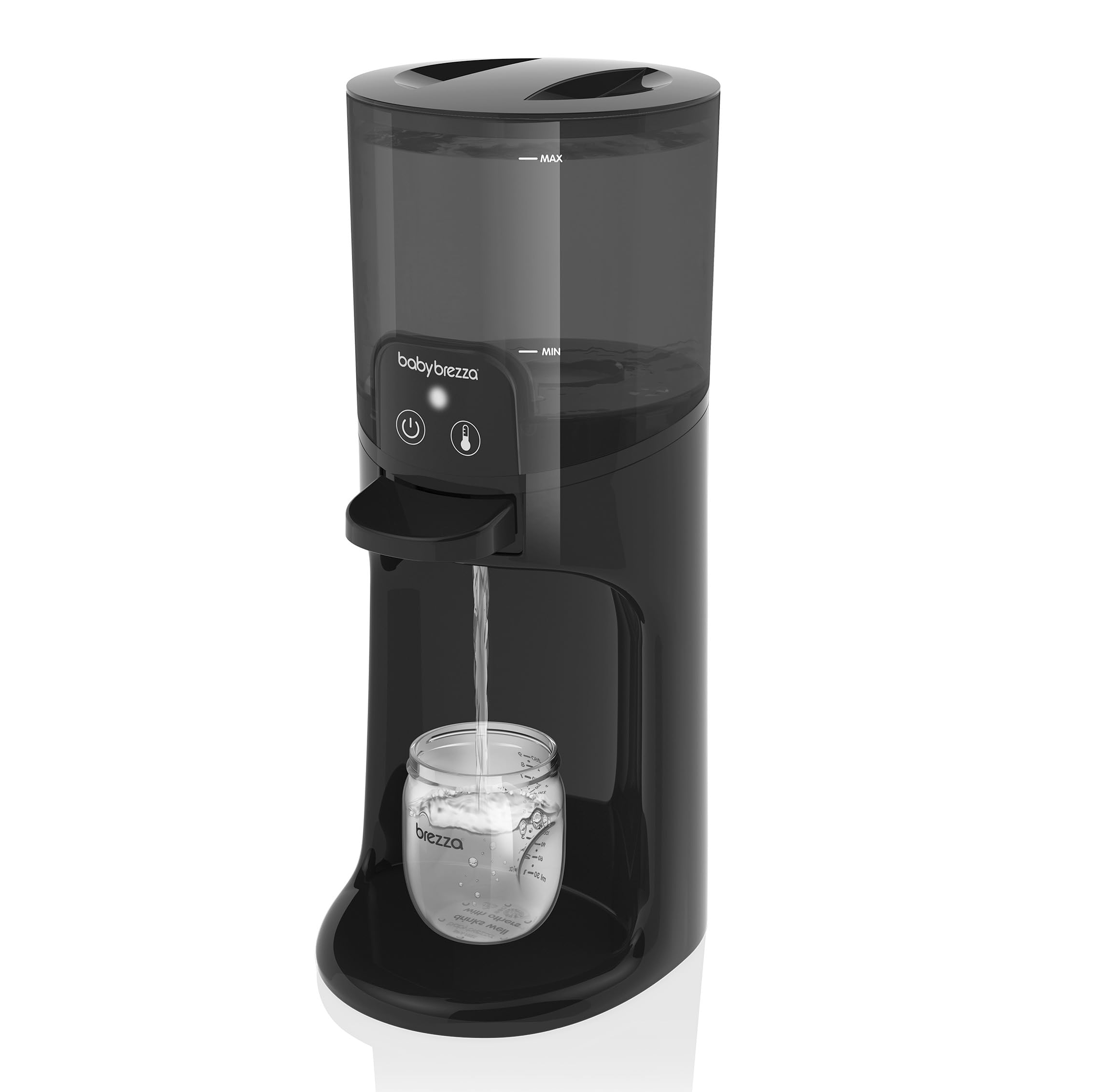 Baby Brezza Instant Water Warmer – podgrzewacz do butelek dla niemowląt, natychmiastowa ciepła woda do jedzenia dla niemowląt, 3 temperatury (22/37/40°C), idealny do karmienia nocnego i posiłków dla