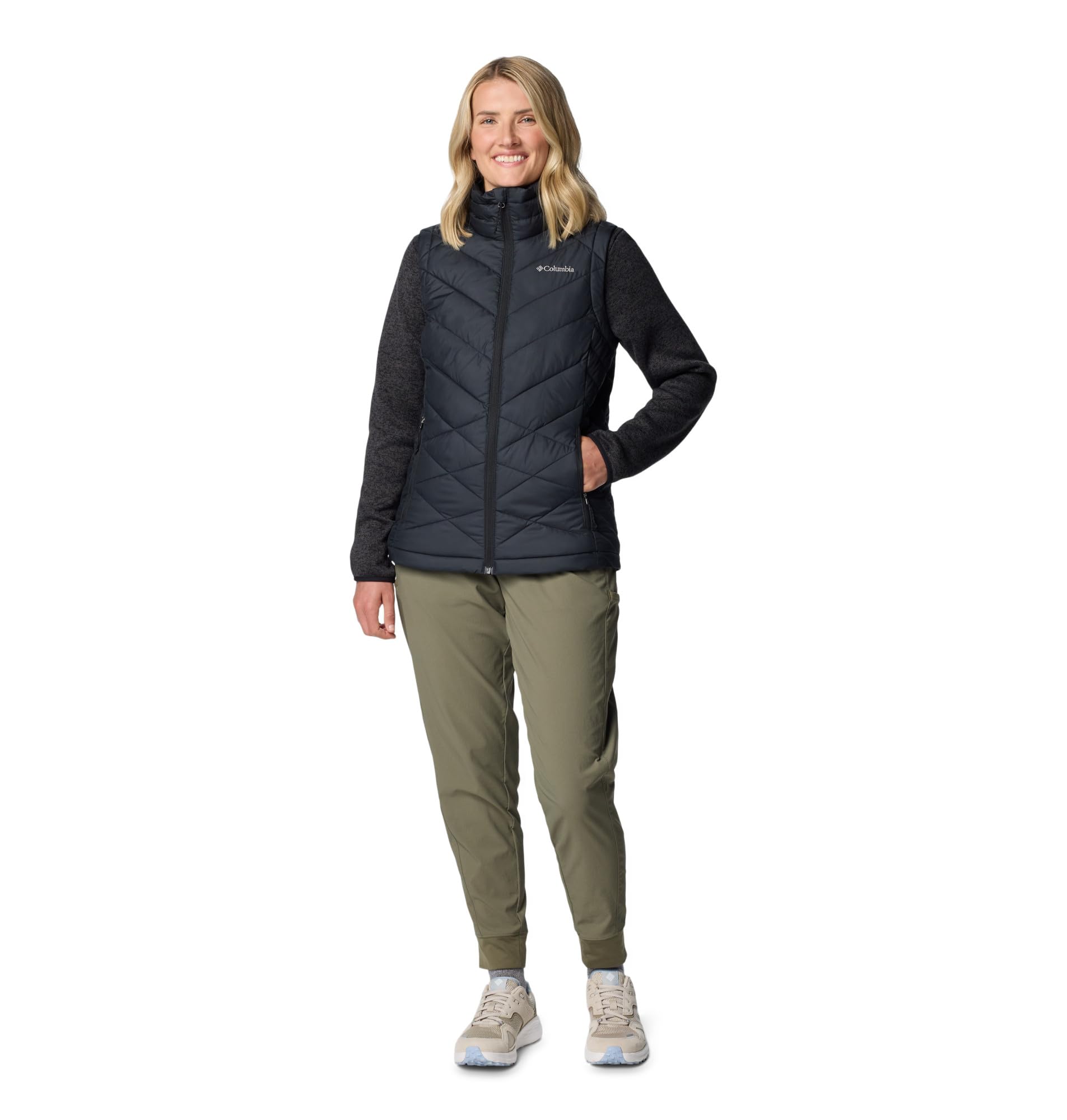 Columbia Heavenly Vest, Chaleco Acolchado para Mujer