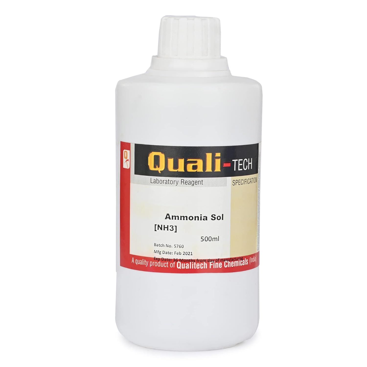 Ammonia Solution 99 pure 500 ml CAS 1336216 Amazon.in Industrial