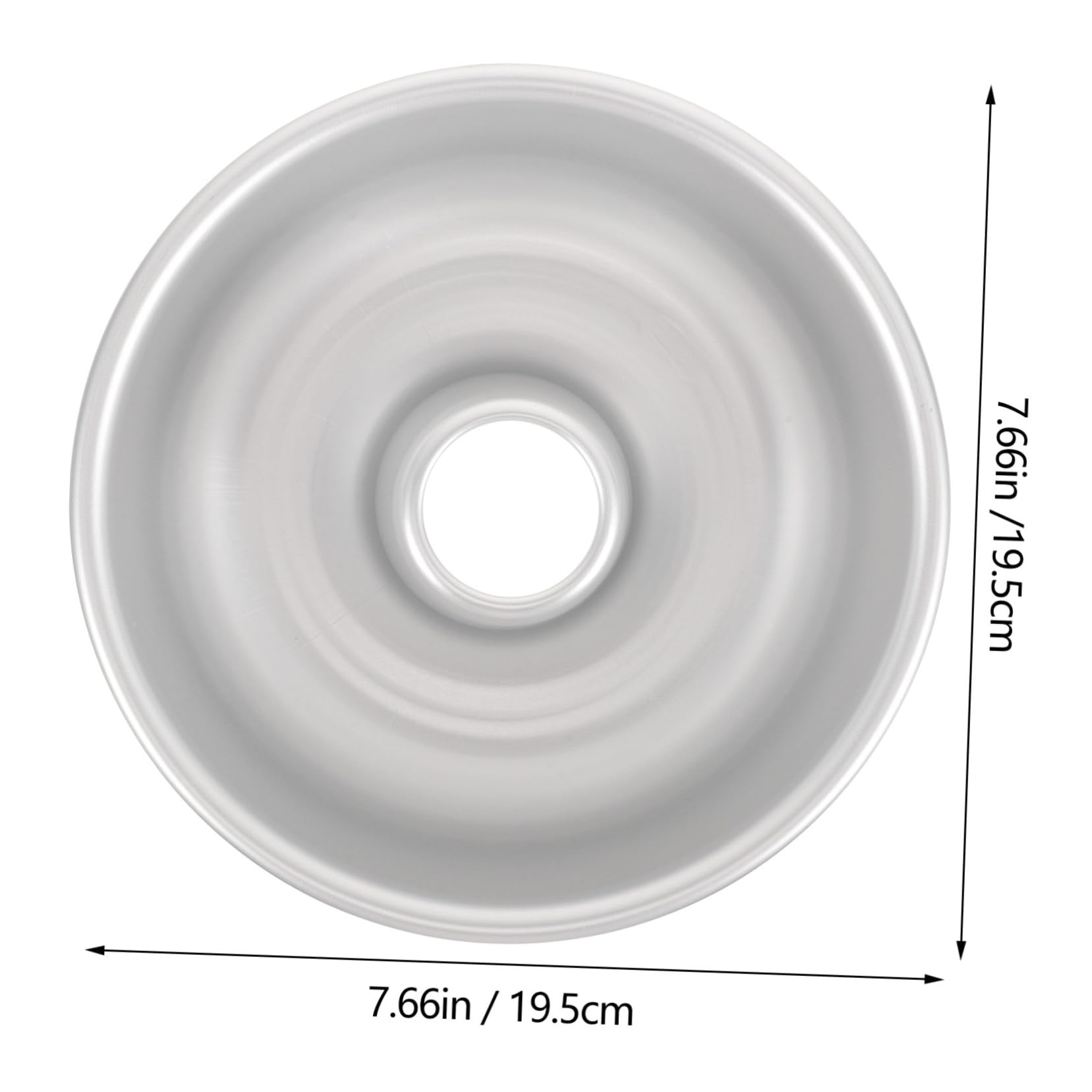 Toyvian Moule à Gâteau Creux en Alliage D'aluminium Antiadhésif Résistant la Chaleur pour Cuisson Four, Accessoire Pâtisserie Maison ou Boutique de Gâteaux