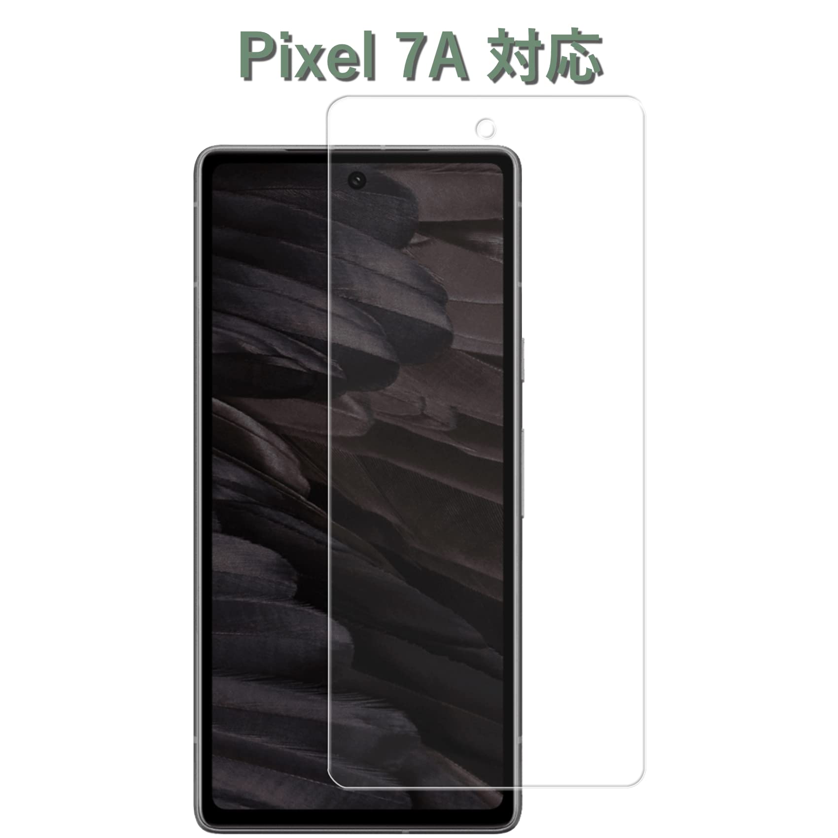 Pixel7a Charcoal 美品 ＆ガラスフィルム（ガイド付き）付属 Amazon | Google Pixel 7A 用 ガラスフィルム グーグル ピクセル