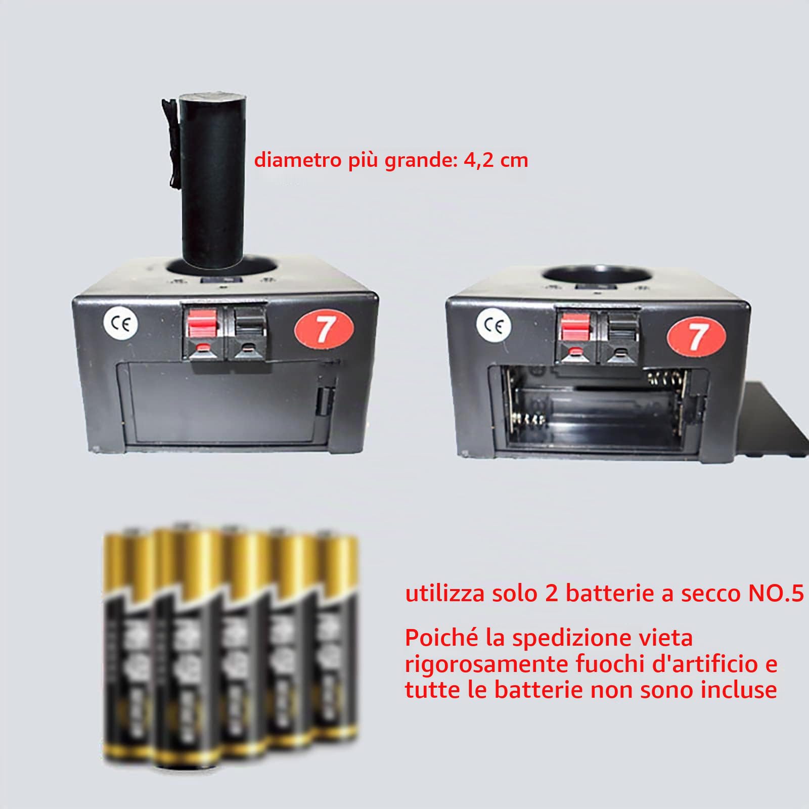 Ricevitore Pirotecnico Freddo- 8/12 Ricevitori, Macchina per Fuochi D'Artificio A Fontana Fredda, Sistema di Controllo Remoto Wireless, Attrezzatura Scenica, con Scatola di Protezione,8pcs