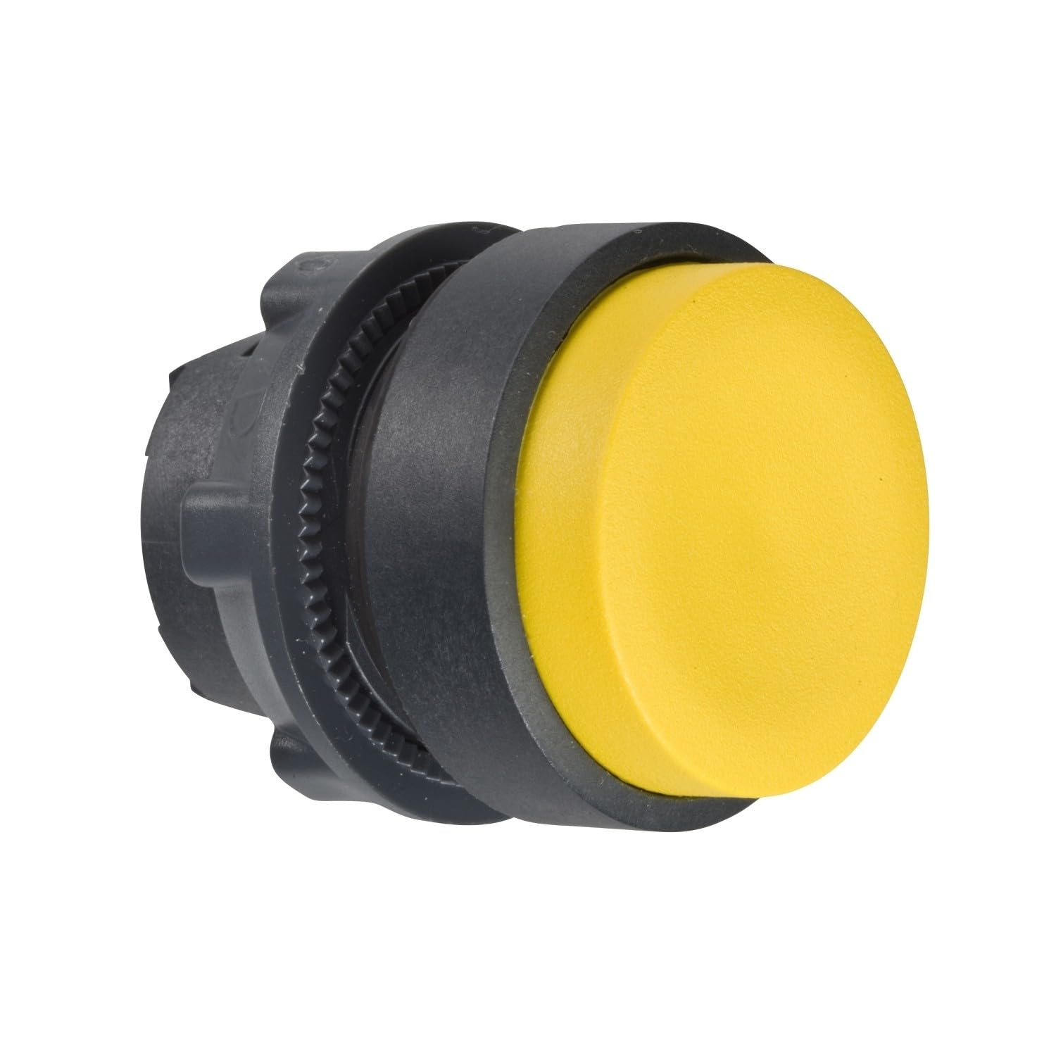 Schneider Electric Harmony XB5 Series Yellow Spring Return Push Button Head, 22mm Cutout, IP66, IP67, IP69(IP69K)