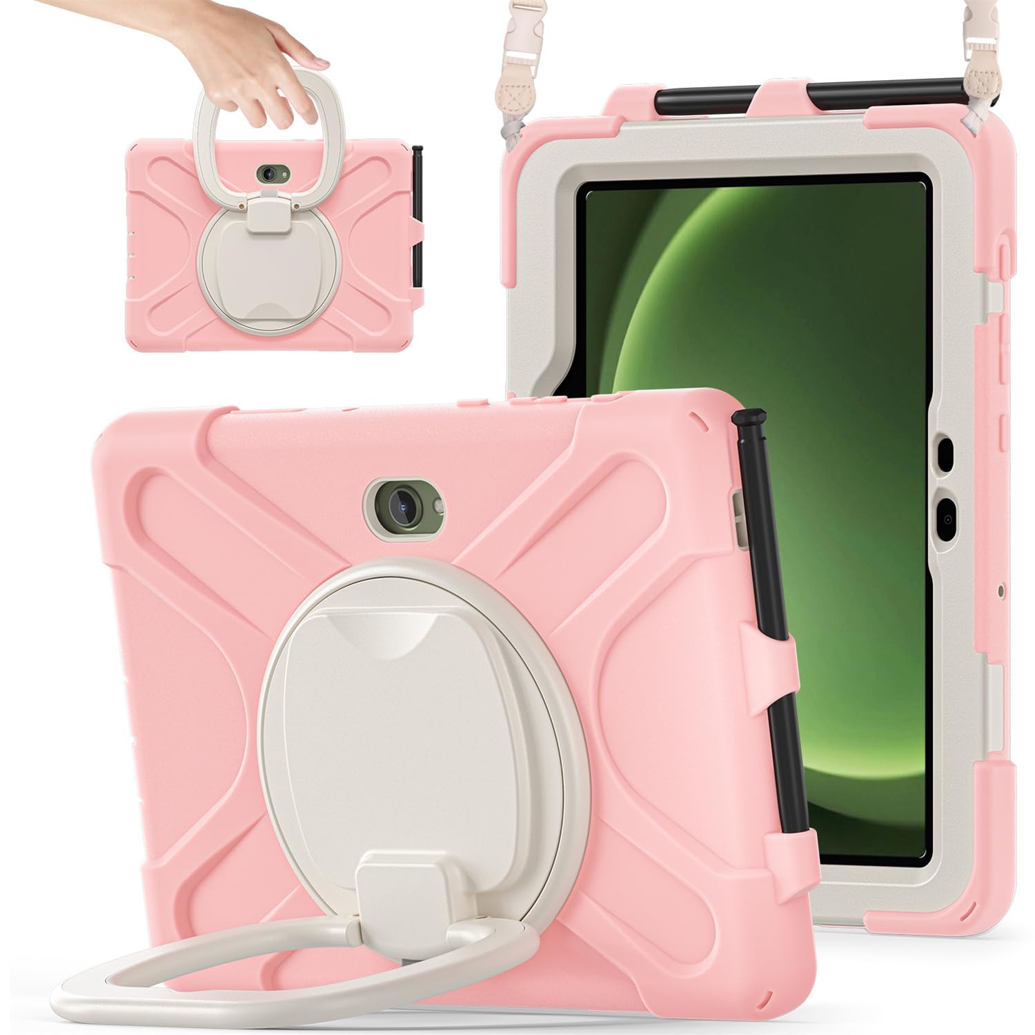 Protection Samsung Galaxy Tab Active 5 Pro avec support rotatif 360° - 8