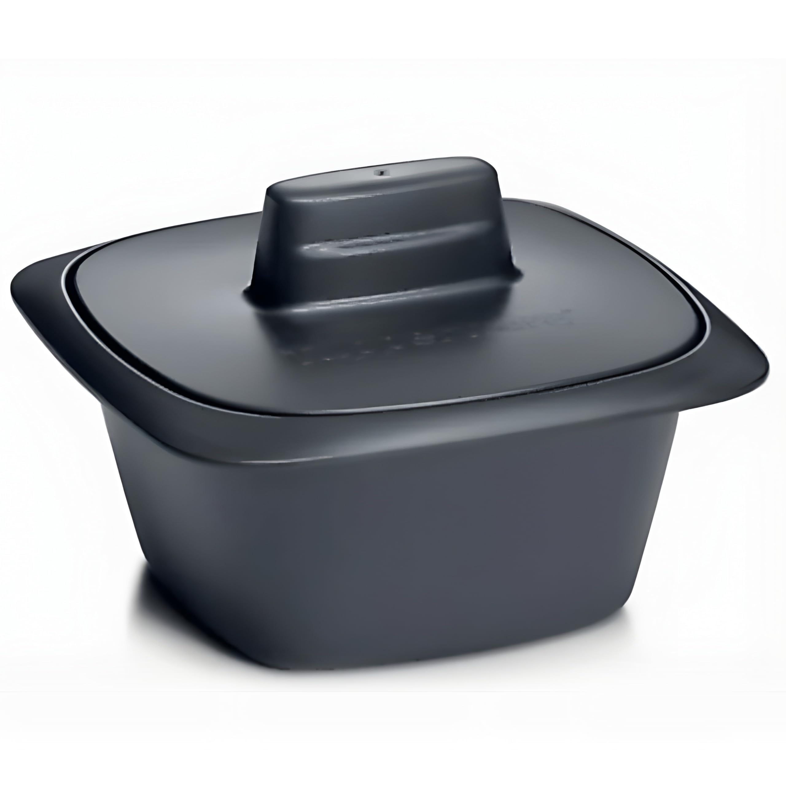 Tupperware Ultra Pro Auflaufform 500 ml - Mikrowellen-Garen Ohne Aufsicht - Praktischer Vergrößerter Griff - Backofen Mikrowelle Tiefkühltruhe - Hochwertige Keramik-Optik - Ideal für Einzelportionen
