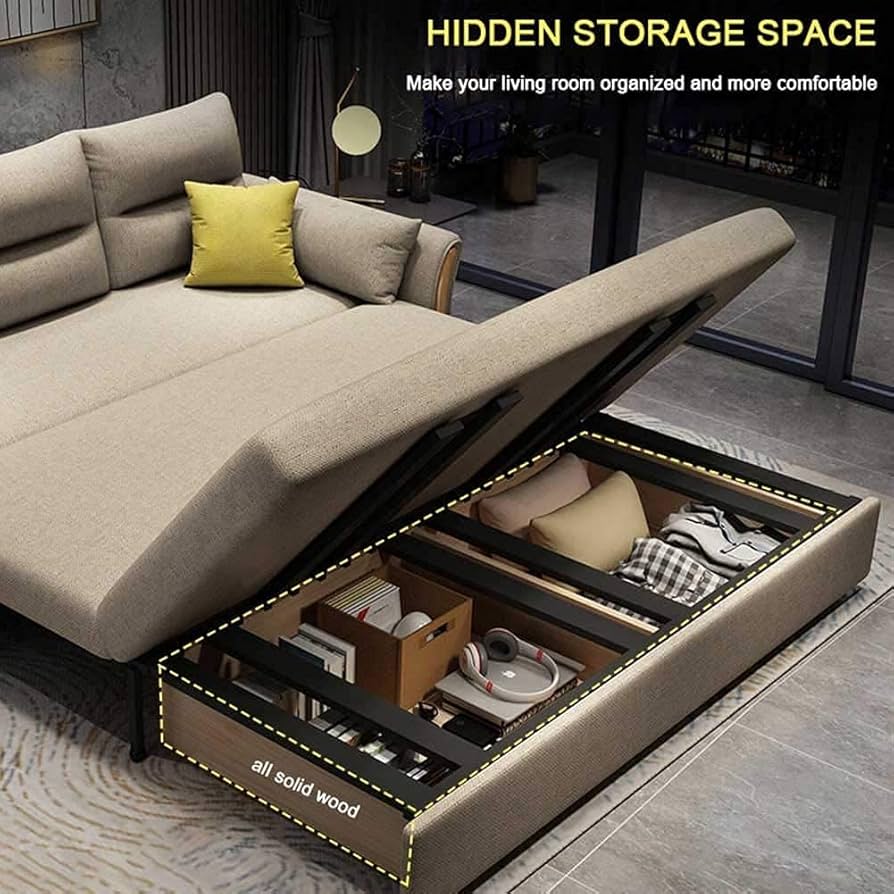 【引き取り可】カウチベッド　マットレス Amazon｜洗えるカバー付 脚付きマットレス sss セミシングル