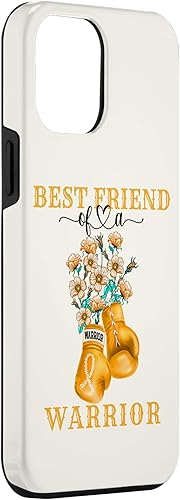 Miniatura 3 de iPhone 13 Pro Max Bestfriend Of A Warrior Childhood Cancer Concientización Funda de Apoyo