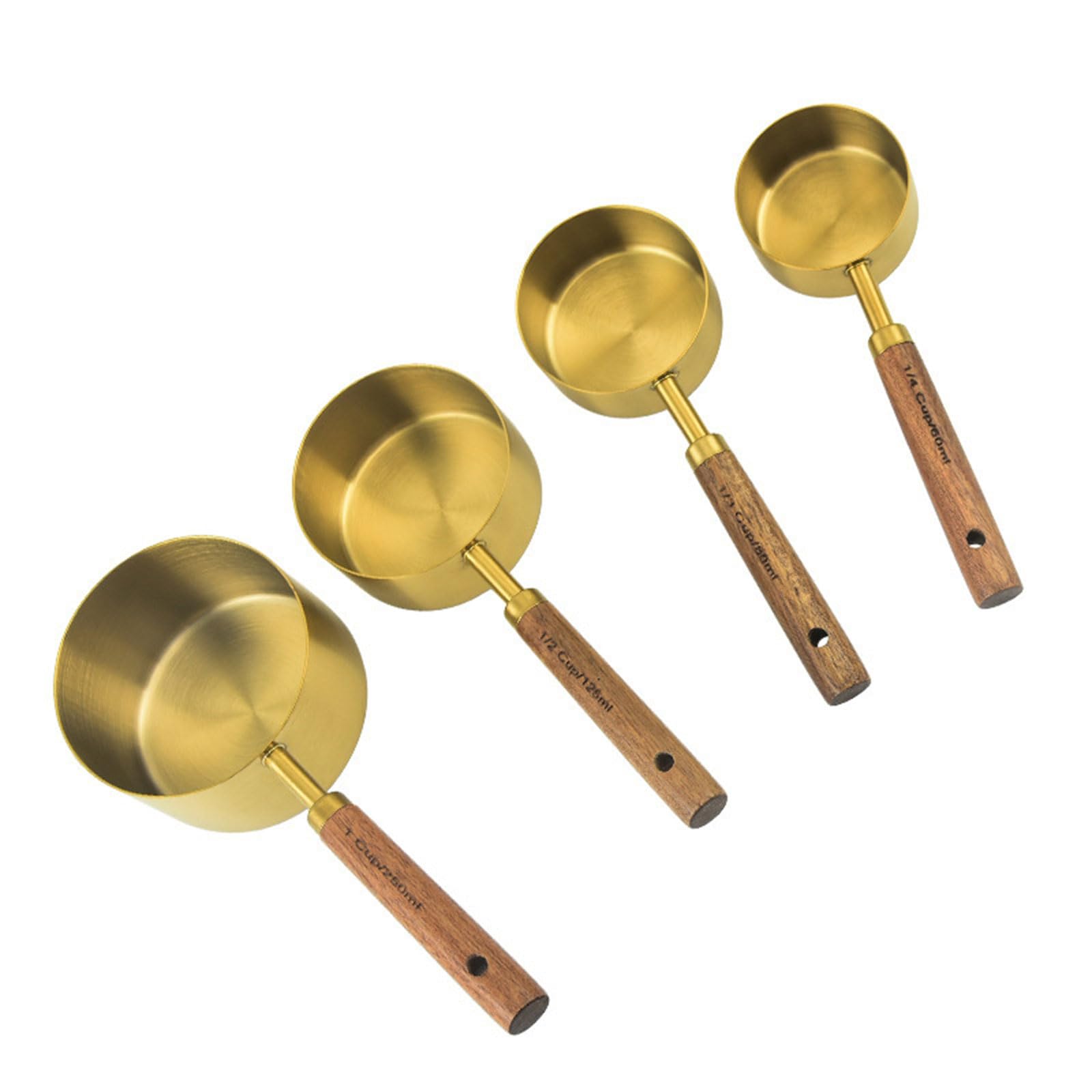 8 cucharas medidoras de café de acero inoxidable, cucharadas de taza pequeña, cucharas medidoras, herramienta de cocina, fácil de limpiar, cuchara de metal, cucharada, utensilios de cocina