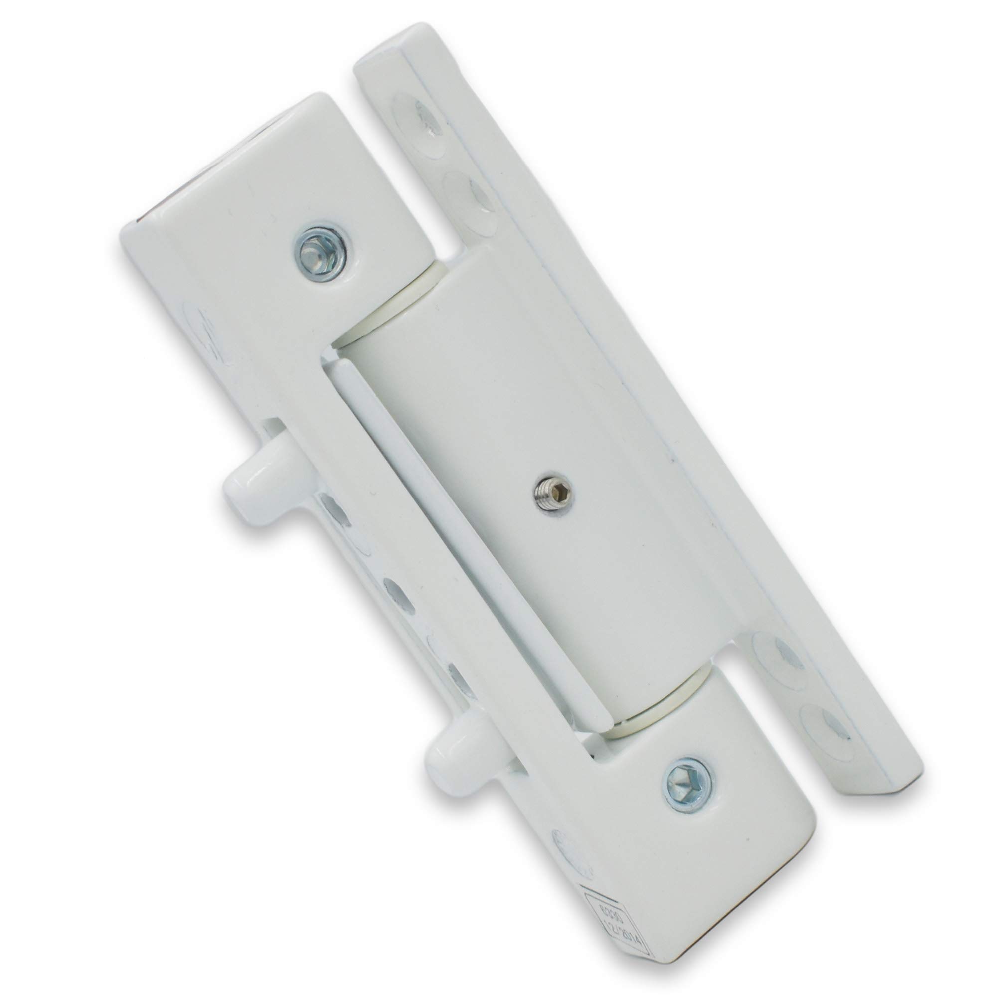 Mila White Ideal Adjustable Upvc Door Butt Security Hinge 0 Deg