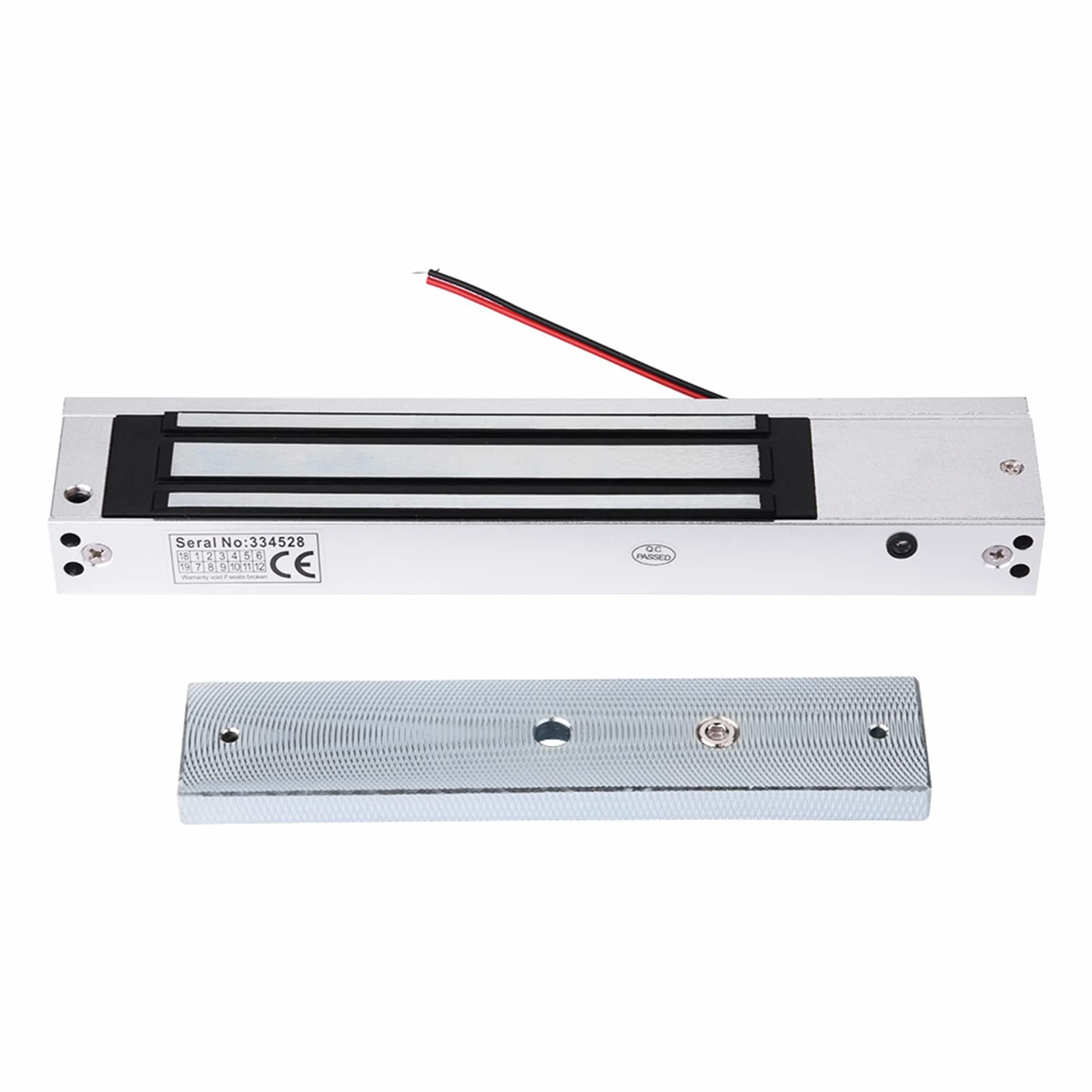 Generic Elektryczny Magnetyczny Zamek do Drzwi o Dużej Sile 280 Kg do Szuflad i Małych Drzwi Szafek na Dokumenty, Trwały Metalowy Zamek, Konstrukcja Zabezpieczająca Przed kradzieżą