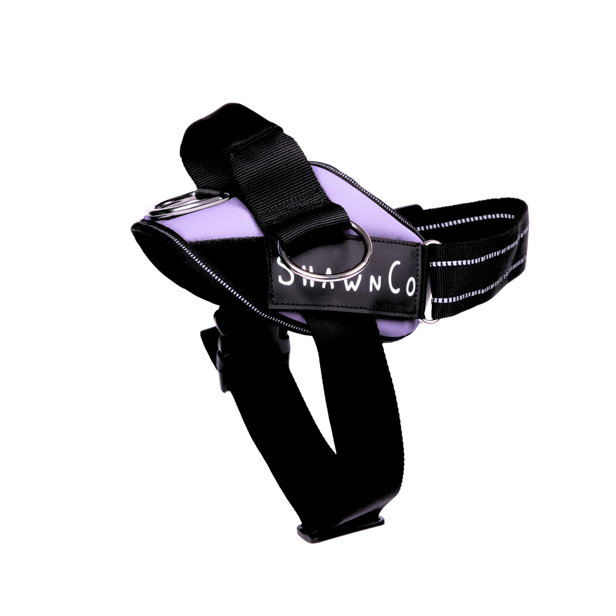 ShawnCo Essential Pro Dog Harness, No-Pull Pet Vest with 3 Leash Clips and Removable, Reflective Side Patches, Adjustable and Padded Harness for Small