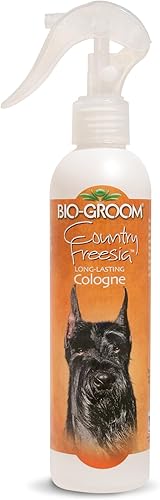 Bio-groom Country Freesia - Colonia para perros – Spray desodorizante, suministros de baño para perros, lavado de cachorros, suministros de aseo