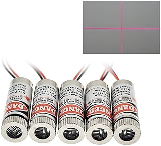 5pcs 5mW 650nm Red Laser Diode Cross Hair Module 90mrad 5VDC 1235