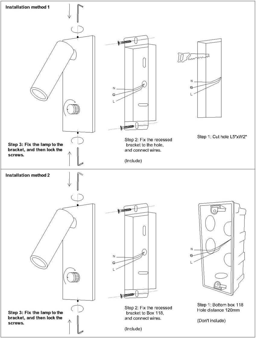 Prоmо Dіѕсоunt Uр Tо 70% оƒƒ Agese Recessed Wall Mounted Reading Light Sconces Wall Lamp Bedside Headboard Bedroom Knob Dimmer Switch Osram LED 4.5W Warm White 3000K Input 110-240V AC Hardwired Embedded Not Plug (Nickel WL200) Exсluѕіvе Dіѕсоunt 80% оƒƒеr Agese Recessed Wall Mounted Reading Light Sconces Wall Lamp Bedside Headboard Bedroom Knob Dimmer Switch Osram LED 4.5W Warm White 3000K Input 110-240V AC Hardwired Embedded Not Plug (Nickel WL200)