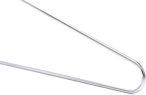 Miniatura 7 de Perchas de metal de calidad de 16 pulgadas paquete de 30 unidades gancho giratorio perchas de alambre de acero inoxidable ropa resistente chaqueta