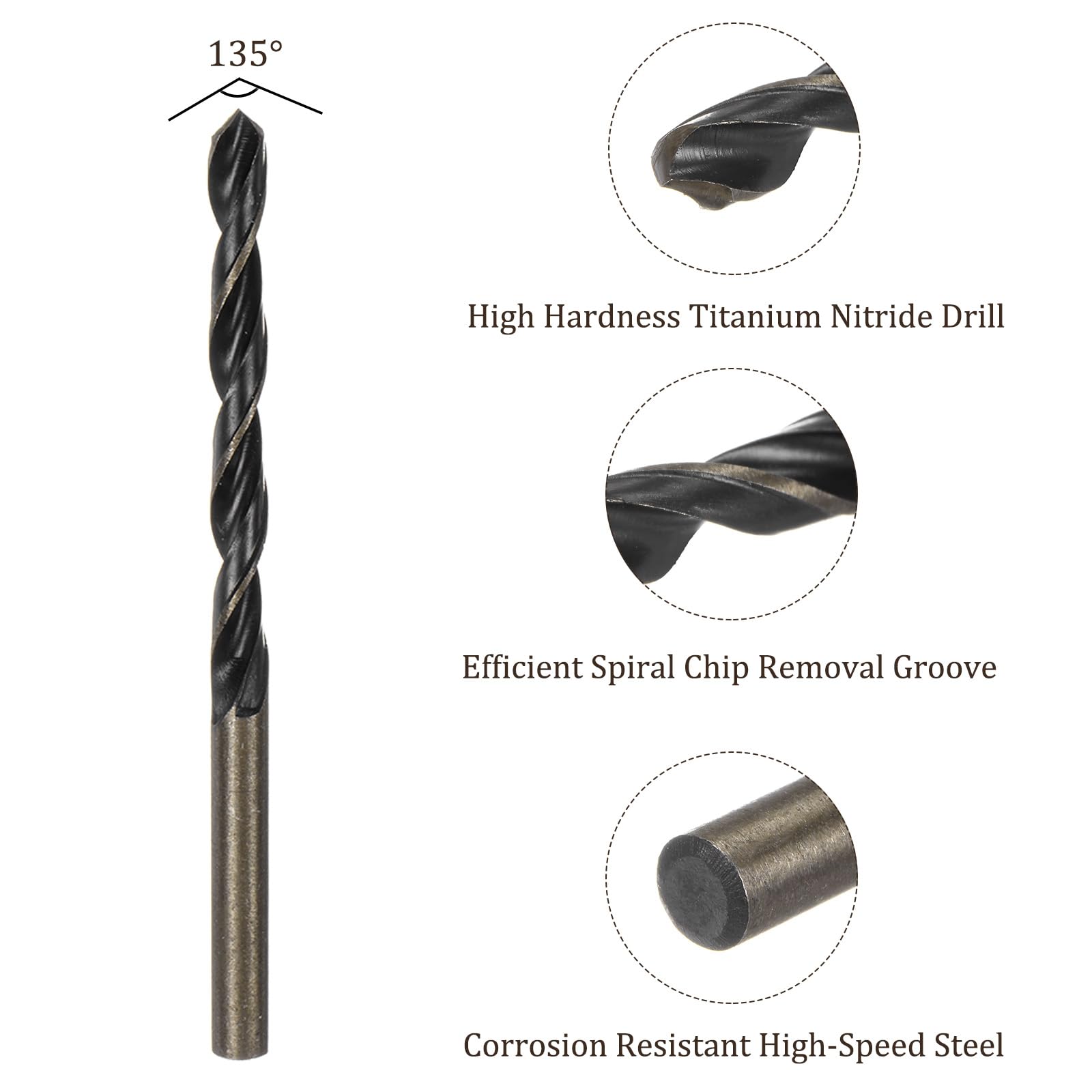 Kozelo 10PCS Twist Drill Bit - Image 2