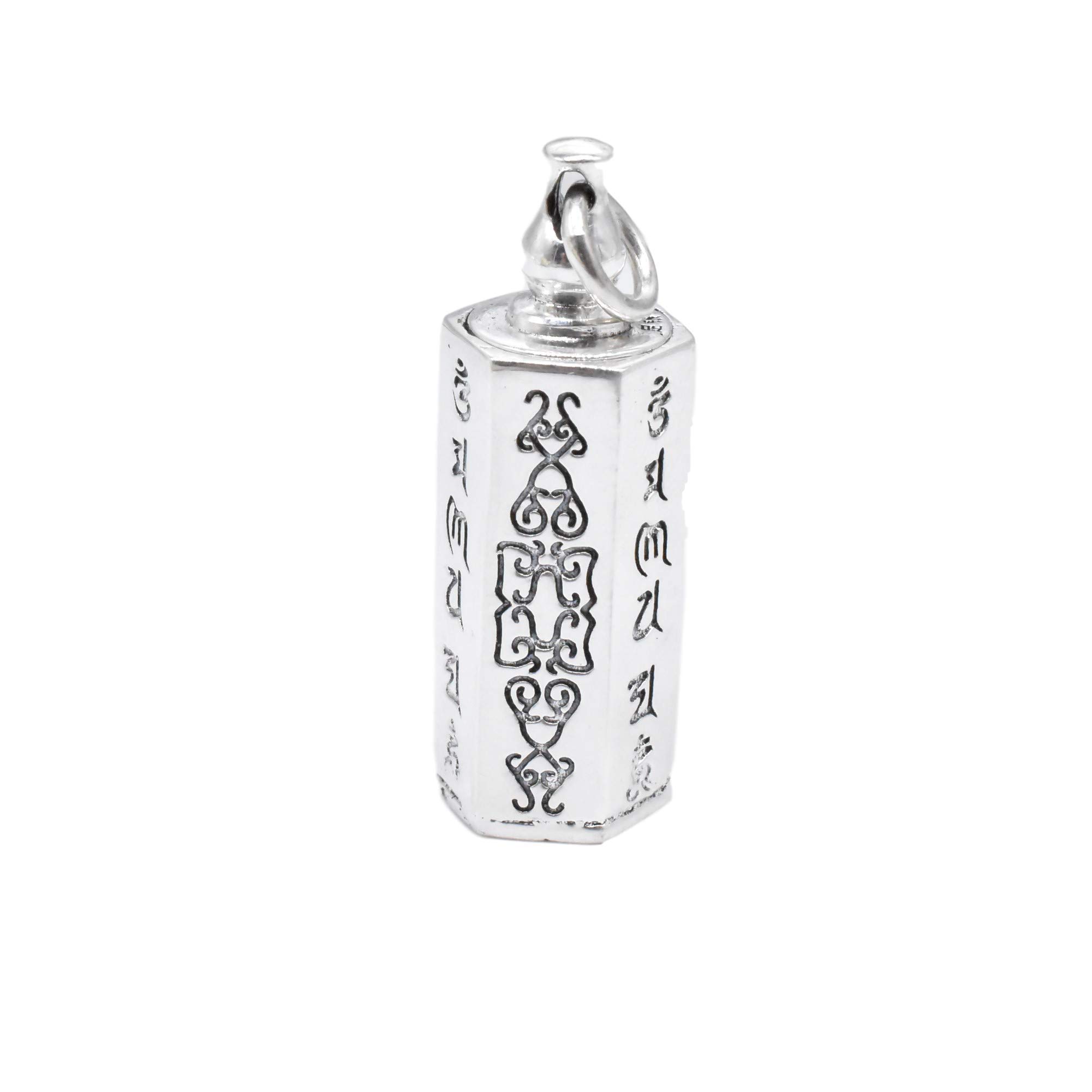Boîte de prière en argent sterling 925 ciselé main - 8
