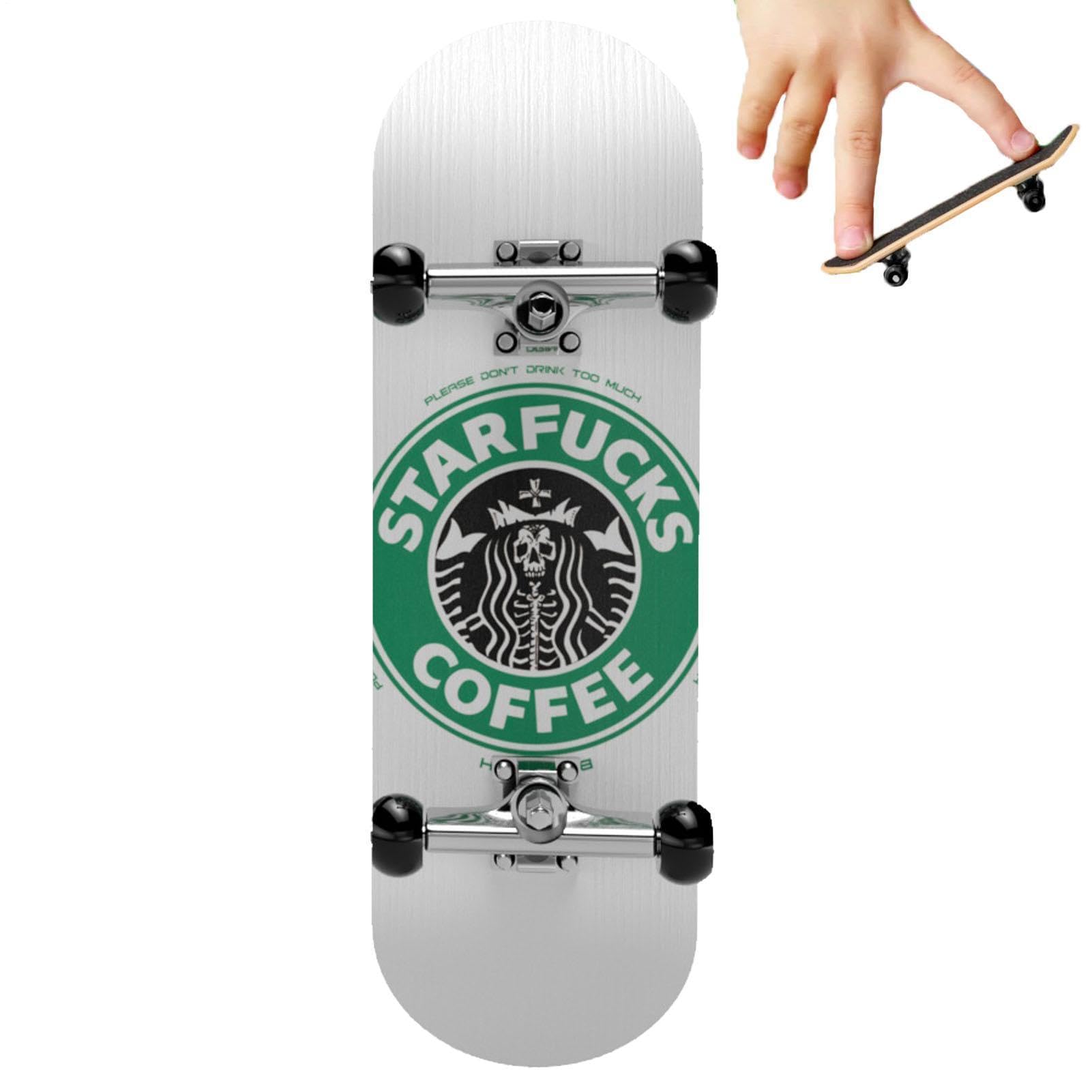 Finger Skateboard - Hand Board for Stress Relief | Pro Maple Wood with