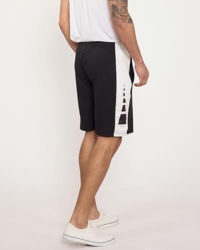 Vista 25 de Paquete de 5 pantalones cortos deportivos de secado rápido para hombre, shorts para correr, gimnasio, entrenamiento, casuales, con bolsillos