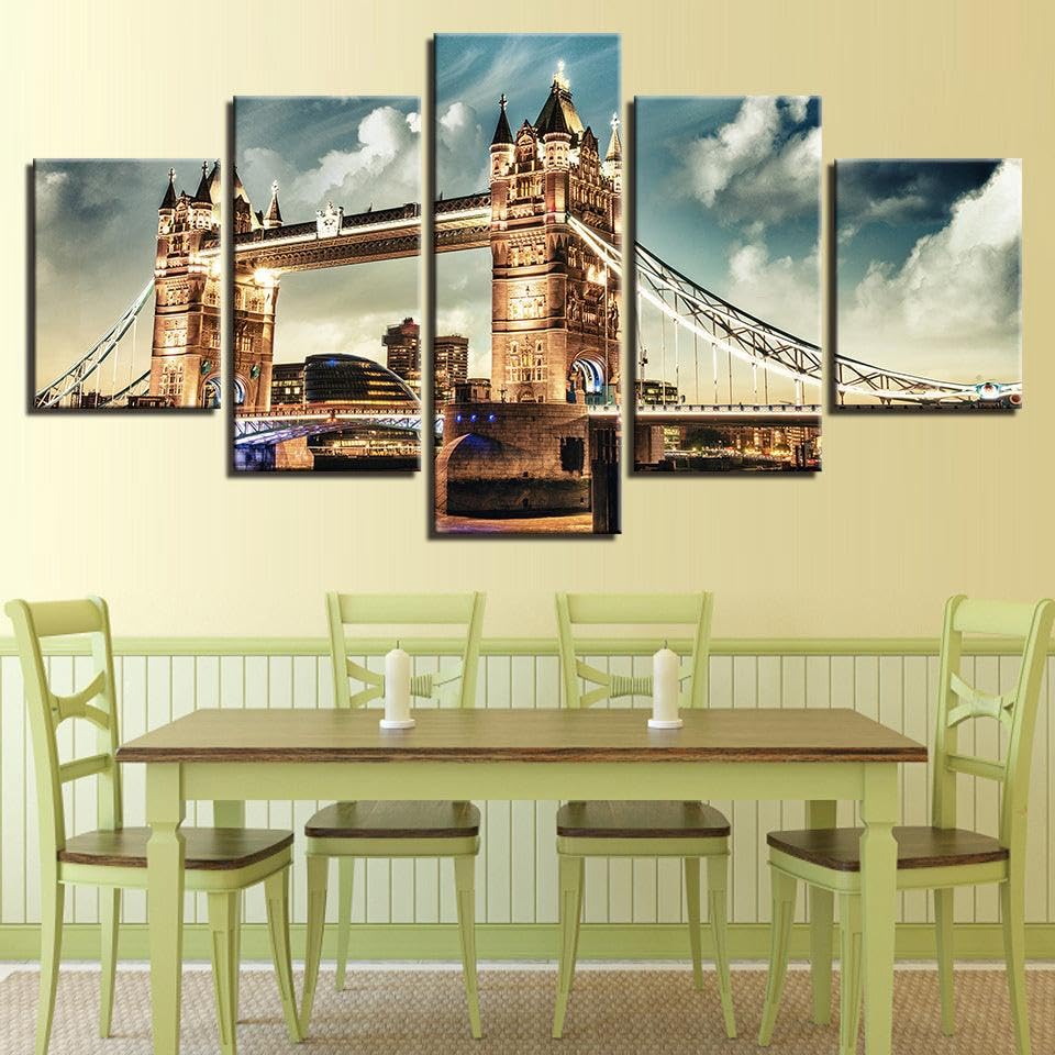 Tableau Salon Moderne Tower Bridge Grand Format Déco Maison Office