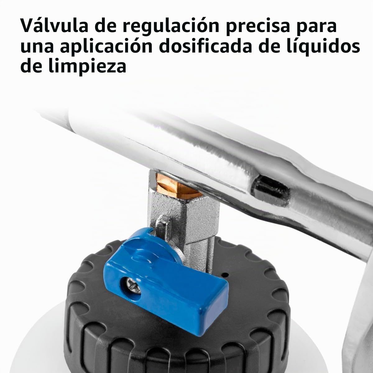 STAHLWERK Pistola de limpieza de aire comprimido RP-90 ST con kit de accesorios, limpiador de aire comprimido con efecto tornado, limpiador de interiores, pistola de lavado, pistola de soplado de