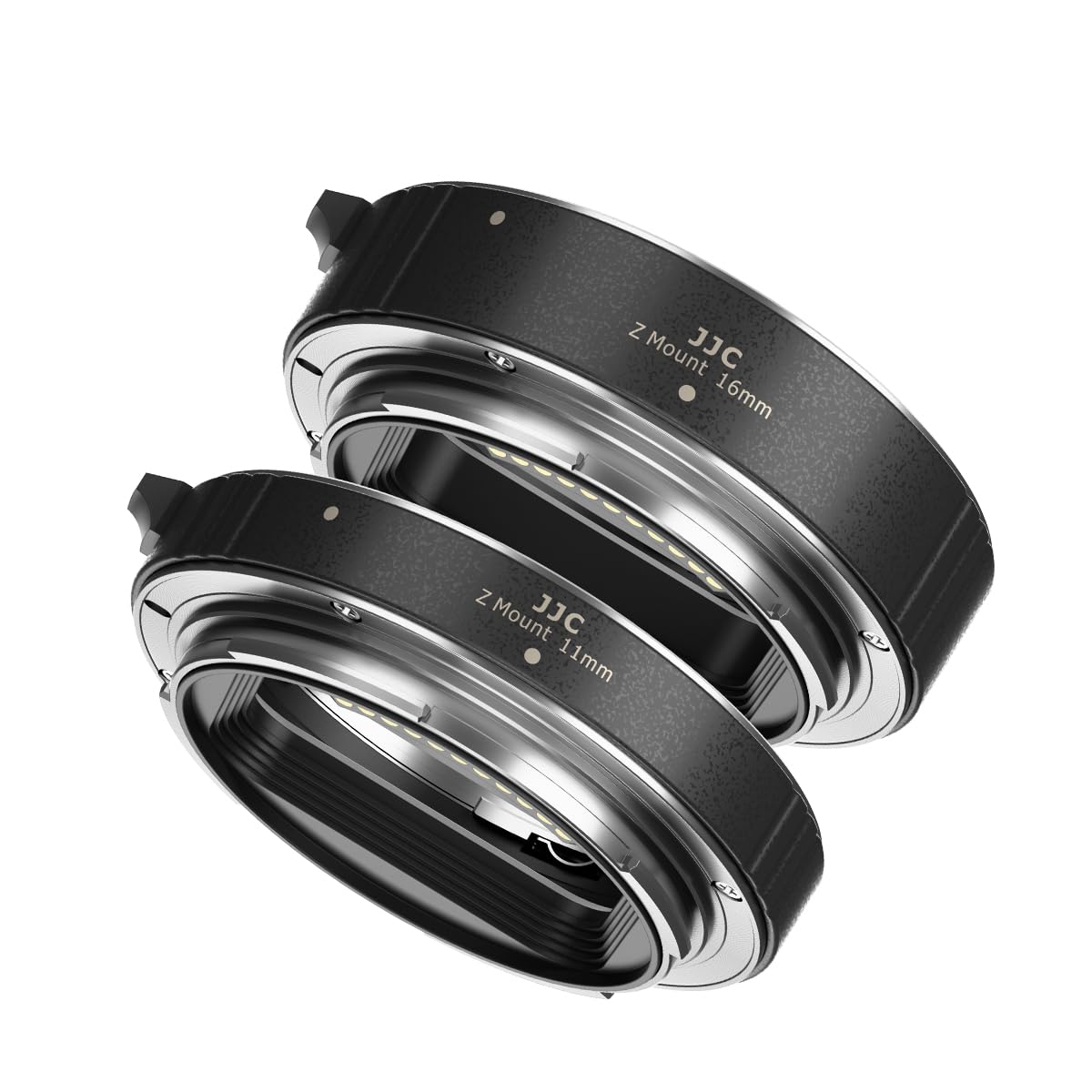 JJC Rurka przedłużająca autofokus AF (11 mm 16 mm) ekspozycja TTL do aparatów DSLR Nikon Z Mount Z30 Z5 Z50 Z9 Z7 Z6 i obiektywów do fotografii makro zbliżeniowej z tylną pokrywką obiektywu i torbą do