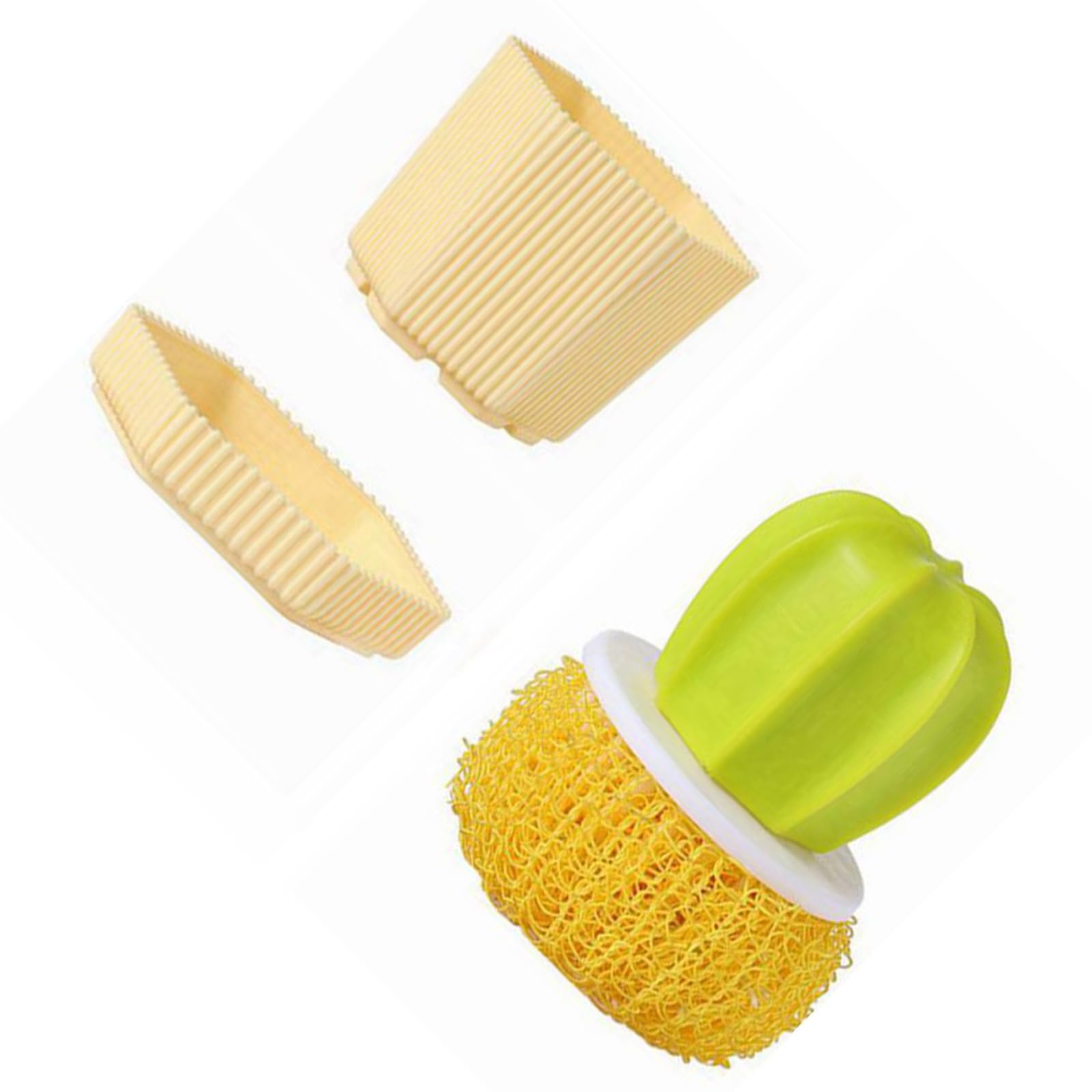 Efficient Cactus Theme Scouring Brush for Pots Pans and Countertops Ergonomic Scrubbing for Kitchen Dishes Washing Cookware Cleaning