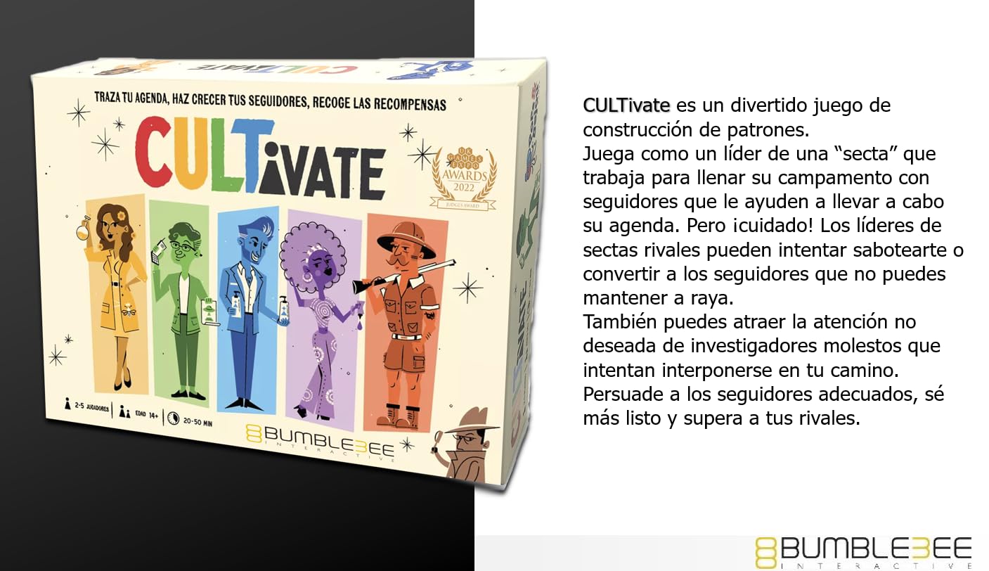 Bumble3ee Interactive Cultivate (Juego de Mesa)