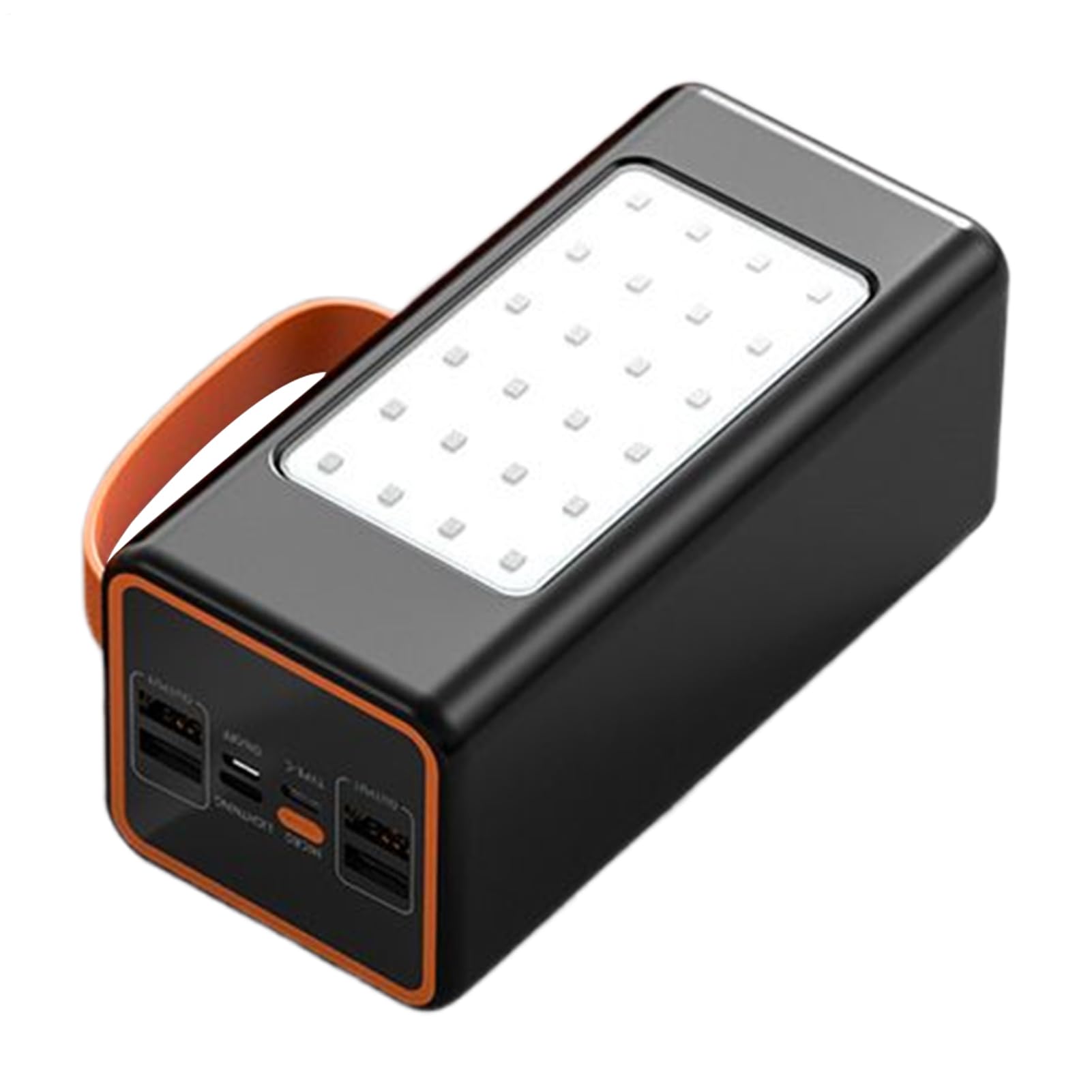 Power Bank Portatile con Pannello Solare Power Bank per Telefono e | Caricatore da Campeggio con Elevata Autonomia per Escursionismo Pesca e Attività Outdoor