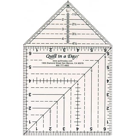 Amazon.com: The Double Square Up Ruler by Quilt in a Day