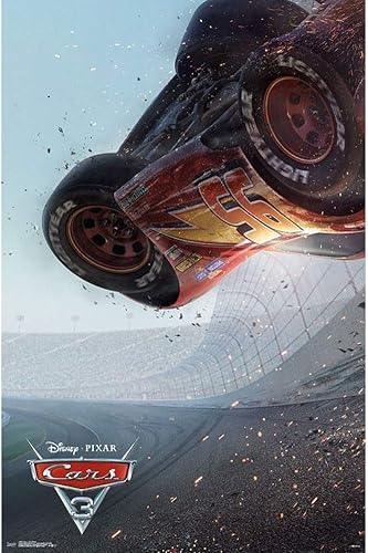 Trends International Disney Pixar Cars 3 - Póster de pared de una hoja, 22.375 x 34 pulgadas, versión sin marco
