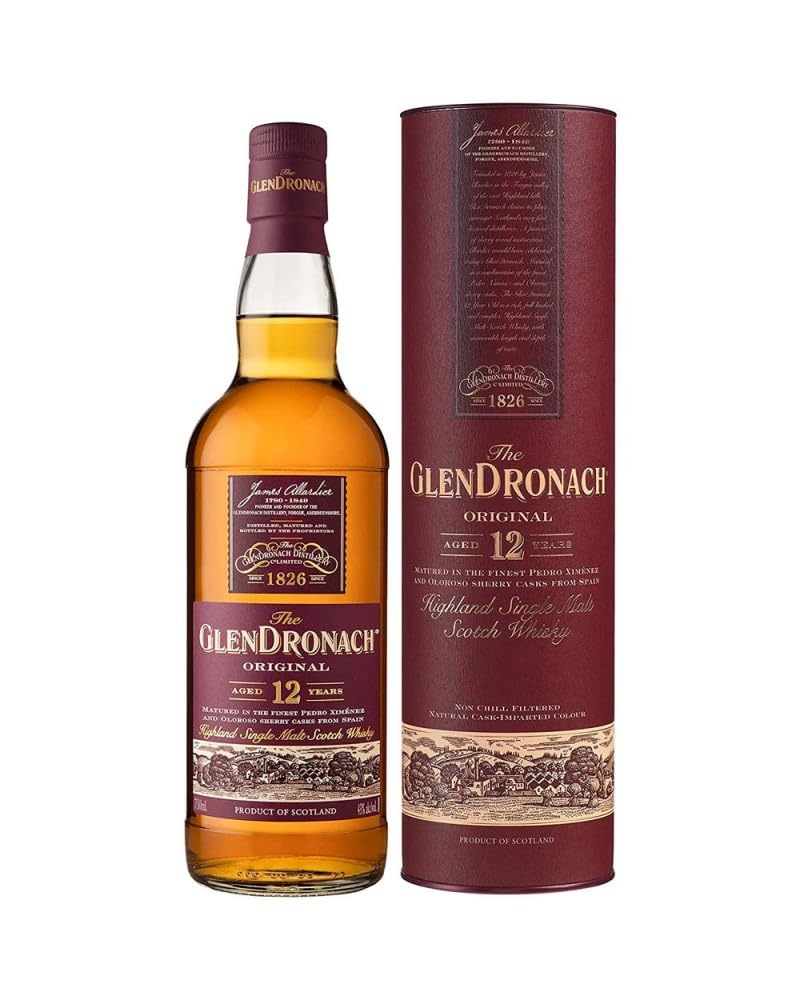 GlenDronach 12 anni Original 70cl - Single Malt Scotch Whisky. 43% vol.