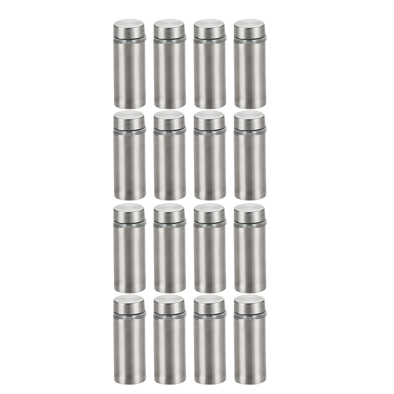 Practical Advertising Frame Screws 16Pieces Sturdy Stainless Steel Materials Signage Fasteners Easy Installion Designs Stainless Steel Advertising Nails