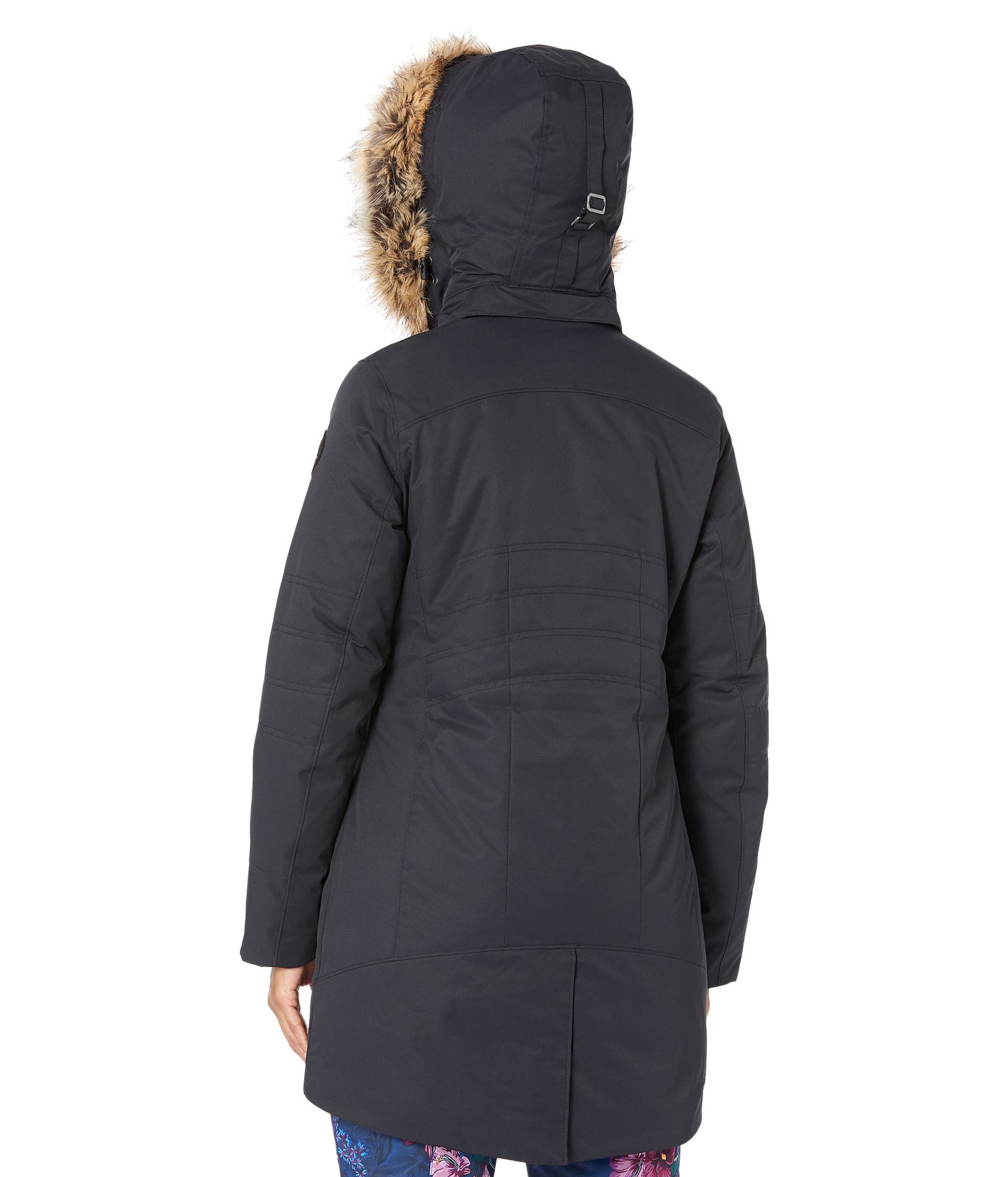 Obermeyer Sojourner Down Jacket For Women - Adjustable and Removable Hood With Long Sleeves, Stylish and Warm Winter Jacket Black 6 One Size