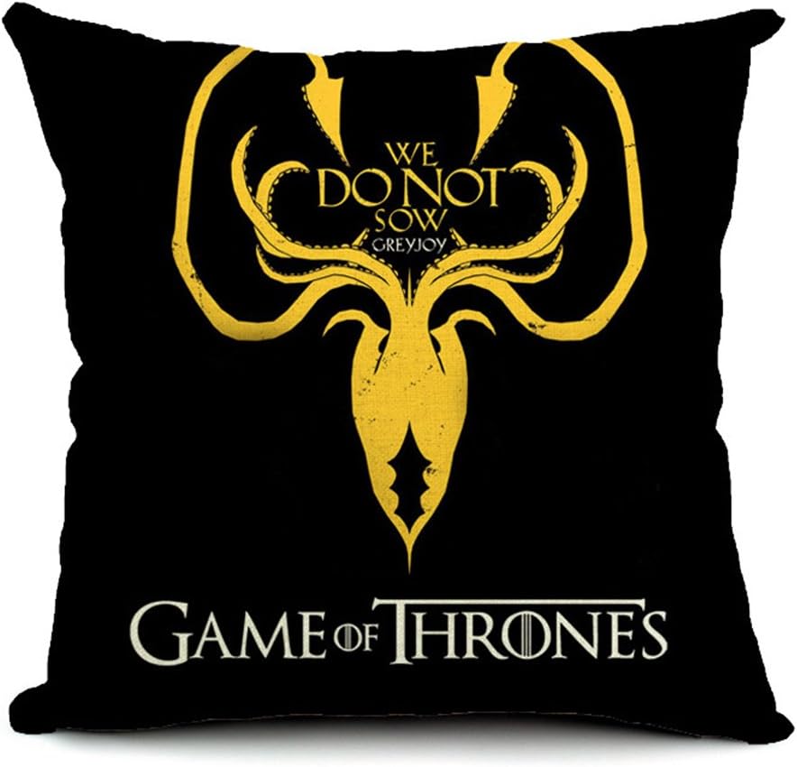 Poens Dream We do not Sow Cotton Linen Decorative Throw Pillow Case Cushion Cover, 17.7 x 17.7inches